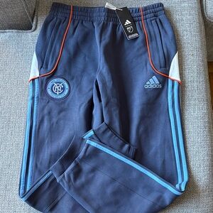 Adidas NYCFC Official Sweatpants - Men’s Size M - NEW w/ TAGS